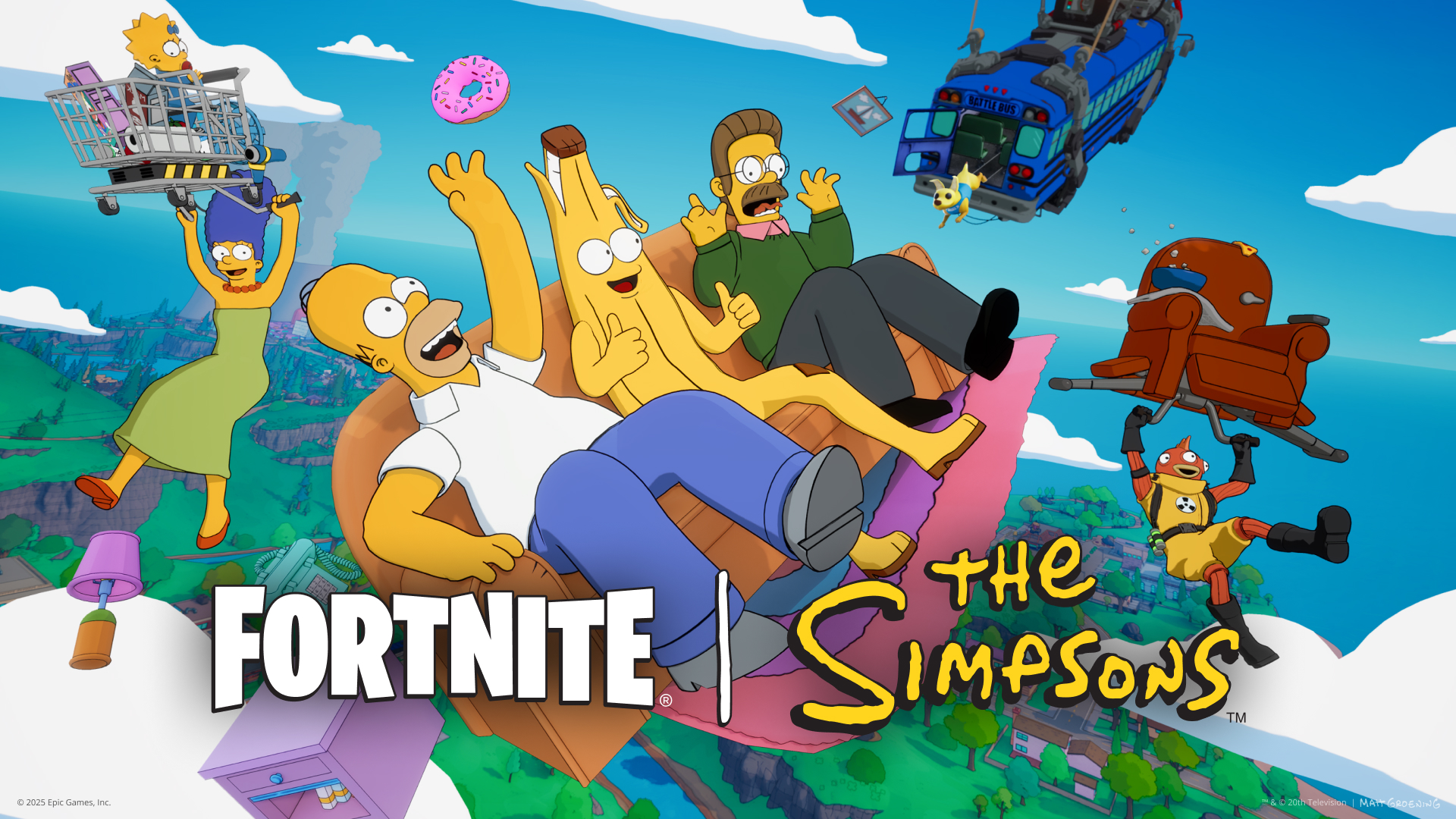 Fortnite the simpsons battle pass 1