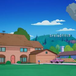 Fortnite x the simpsons map