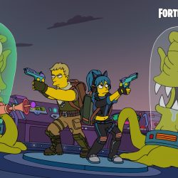 Fortnite the simpsons teaser alien 1