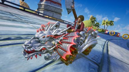 Image d\'illustration pour l\'article : Ichiban Kasuga (Like a Dragon) roule des mécaniques dans Sonic Racing: CrossWorlds avec un DLC gratuit