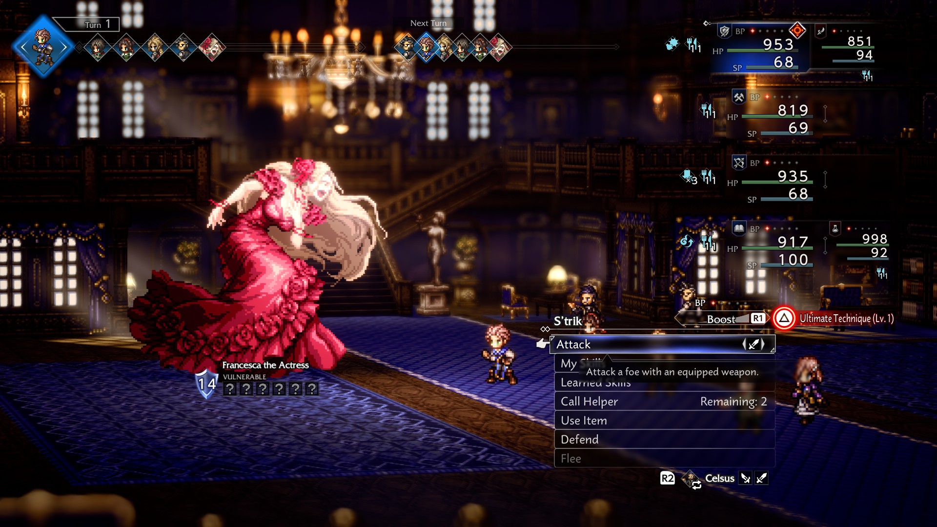 Octopath traveler 0 combat 6 Octopath traveler 0 combat 6