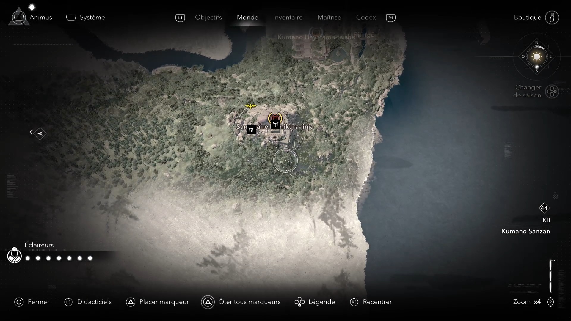 Ac shadows guide sanctuaires kii 7 35