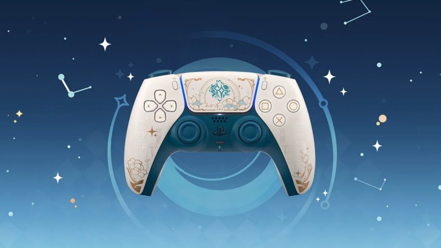 Image d\'illustration pour l\'article : Une manette PS5 DualSense aux couleurs de Genshin Impact sera bientôt disponible en édition limitée