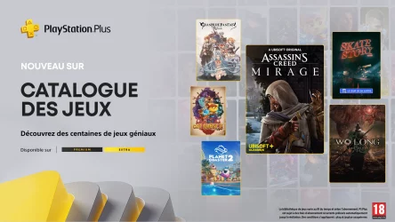 Image d\'illustration pour l\'article : PlayStation Plus Extra/Premium : Voici la liste des jeux en décembre avec Assassin’s Creed Mirage et Granblue Fantasy Relink