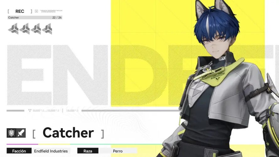 Image d\'illustration pour l\'article : Catcher Arknights Endfield : meilleure équipe, meilleur équipement, cadeau… Notre guide pour optimiser la construction de ce personnage physique