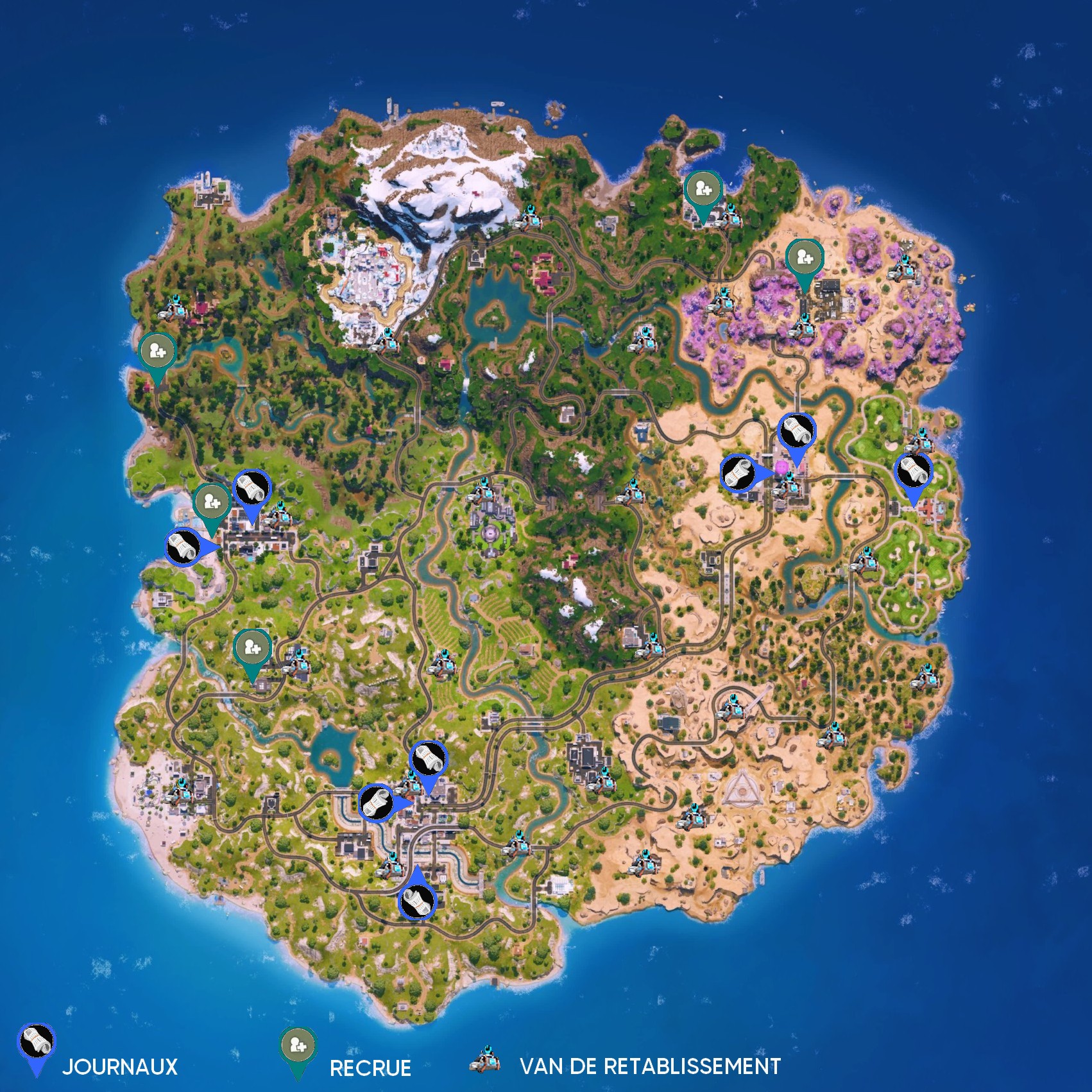 Fortnite carte chapitre sept saison 1 semaine 7 4