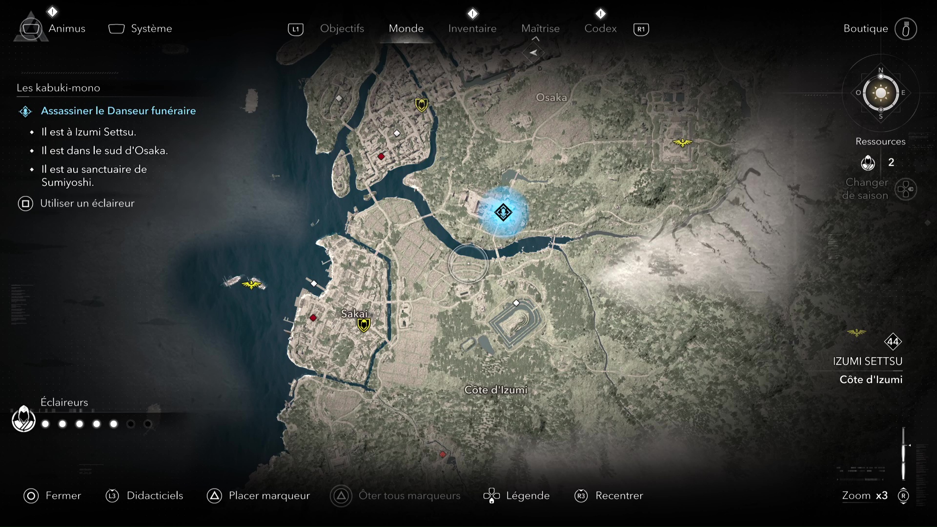 Guide ac shadows kabuki mono danseur funeraire 2 10 Guide ac shadows kabuki mono danseur funeraire 2 10