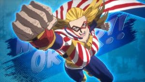 Image d'illustration pour l'article : Pour son premier DLC, My Hero Academia: All&rsquo;s Justice fait appel à la plus grande super-héroïne américaine, Star and Stripe