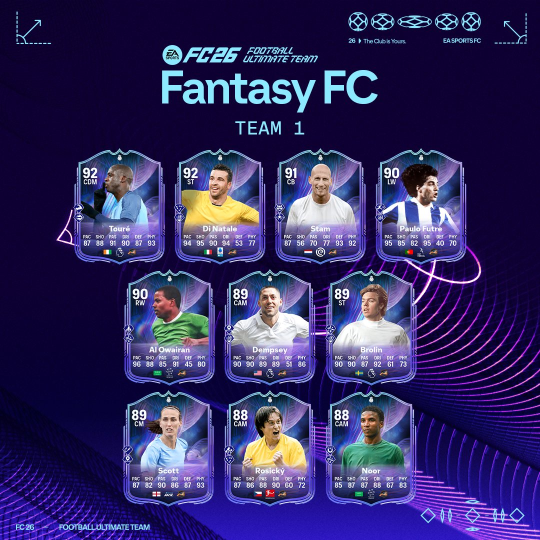 Ea sports fc 26 fantasy fc equipe 1 5 5 Ea sports fc 26 fantasy fc equipe 1 5 5