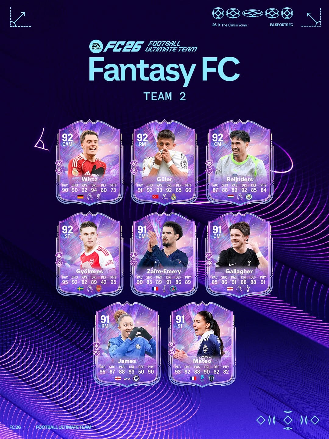 Ea sports fc 26 fantasy fc equipe 2 1 1 Ea sports fc 26 fantasy fc equipe 2 1 1