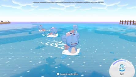 Image d'illustration pour l'article : Comment se transformer en Locklass et obtenir la capacité Surf - Pokémon Pokopia