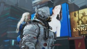 Image d'illustration pour l'article : Pragmata dévoile un Times Square lunaire et de nouveaux ennemis avant sa sortie en avril 2026