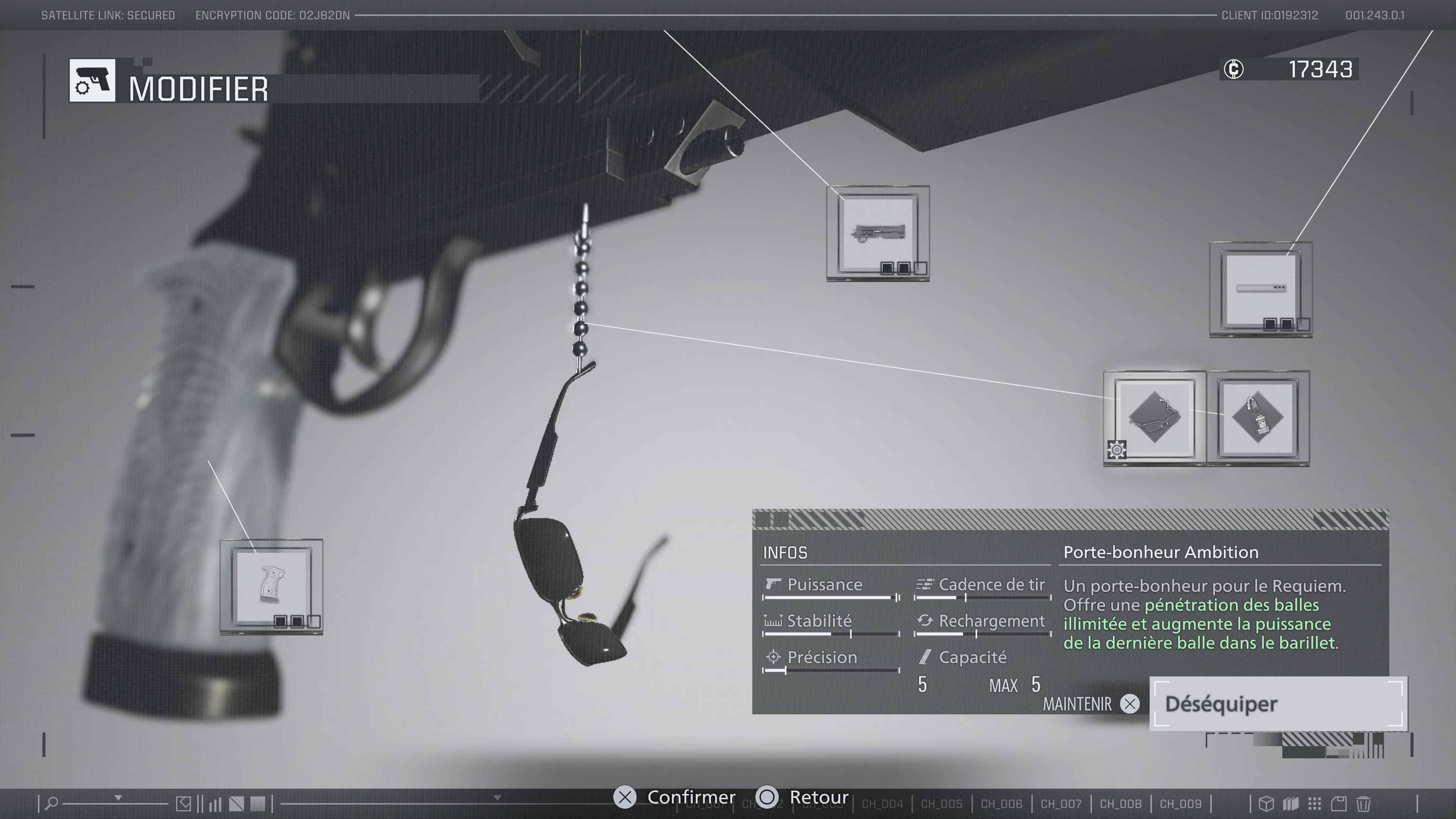 Resident evil requiem porte bonheur ambition 18 Resident evil requiem porte bonheur ambition 18