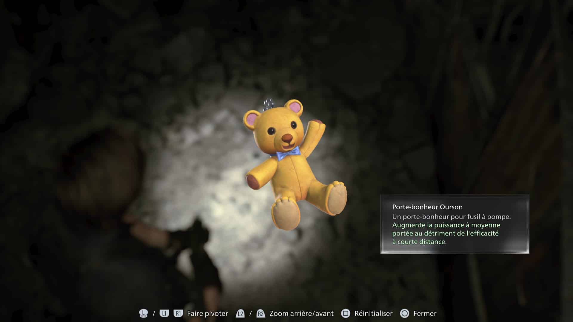 Resident evil requiem porte bonheur ourson 7 64 Resident evil requiem porte bonheur ourson 7 64