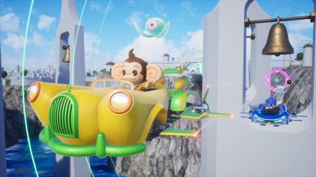 Image d\'illustration pour l\'article : Sonic Racing CrossWorld veut vous donner la banane avec un DLC Super Monkey Ball gratuit, disponible dès maintenant