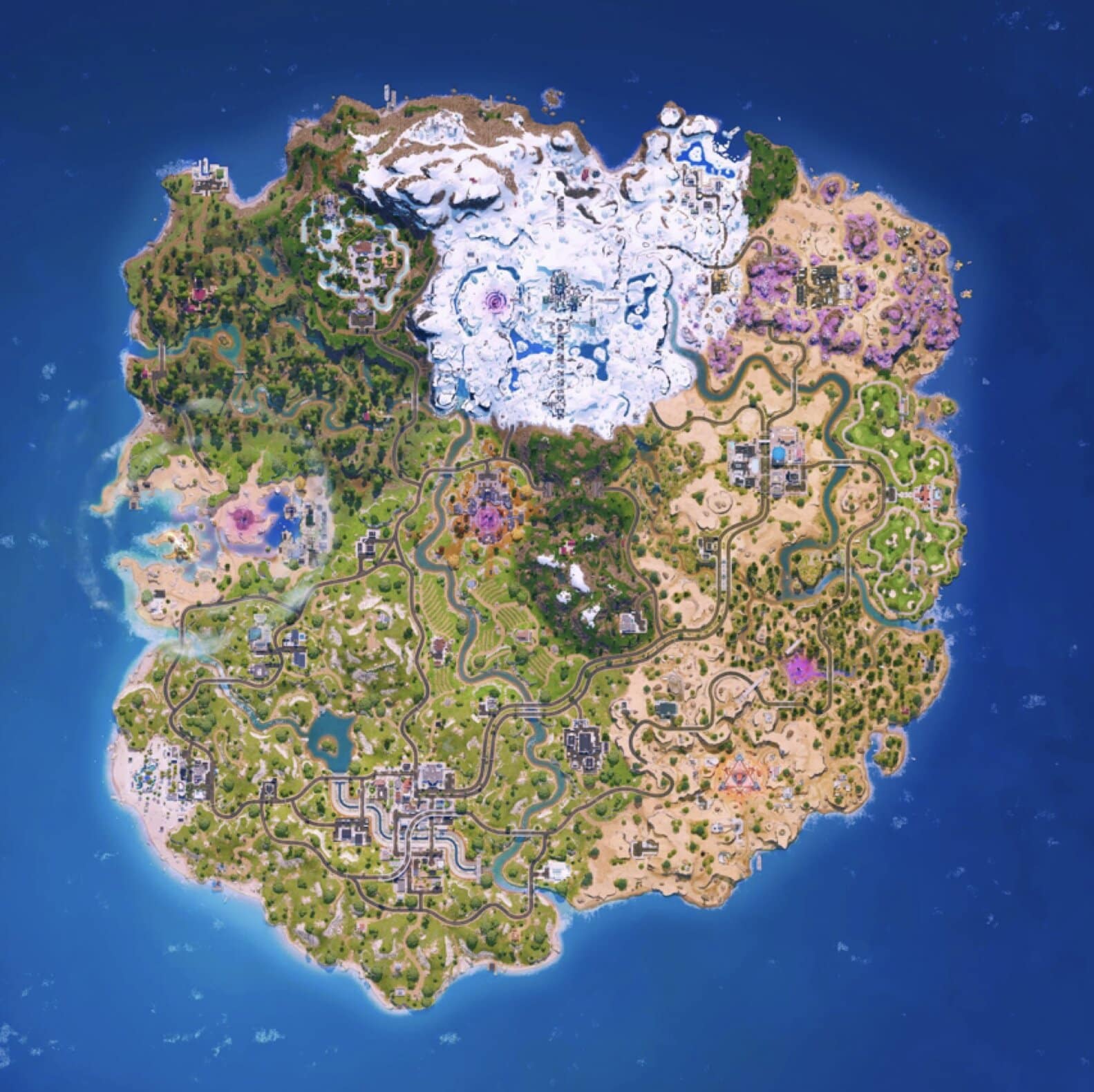 Fortnite chapitre 7 saison2 rivalites carte 1