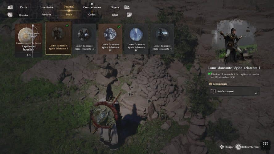 Image d\'illustration pour l\'article : Où trouver tous les artéfacts abyssaux des défis de la Rapière et bouclier – Crimson Desert