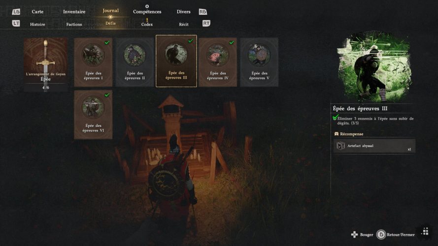 Image d\'illustration pour l\'article : Où trouver tous les artéfacts abyssaux des défis de l&rsquo;Épée des épreuves – Crimson Desert