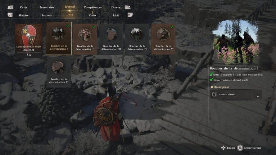 Image d\'illustration pour l\'article : Où trouver tous les artéfacts abyssaux des défis du Bouclier de la détermination – Crimson Desert