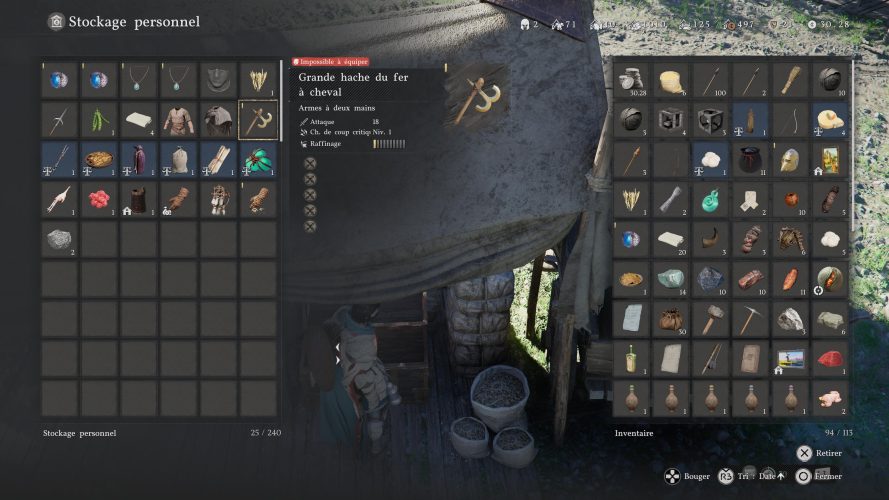 Image d\'illustration pour l\'article : Où et comment stocker son équipement dans son coffre personnel – Crimson Desert