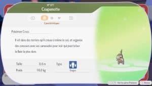 Image d'illustration pour l'article : Coupenotte – Pokémon Pokopia