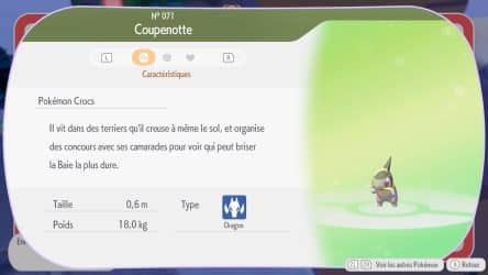 Image d'illustration pour l'article : Coupenotte - Pokémon Pokopia