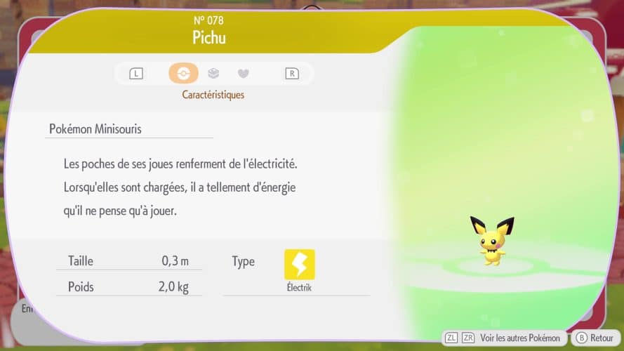 Image d\'illustration pour l\'article : Pichu – Pokémon Pokopia