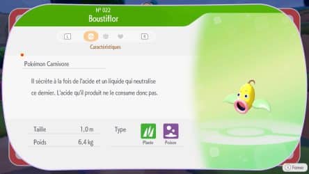 Image d'illustration pour l'article : Boustiflor - Pokémon Pokopia