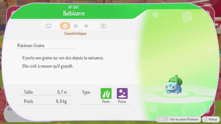 Image d\'illustration pour l\'article : Bulbizarre – Pokémon Pokopia