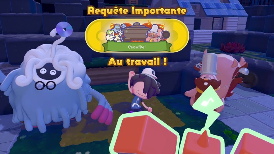 Pokémon pokopia requete importante c'est la fête collinangle