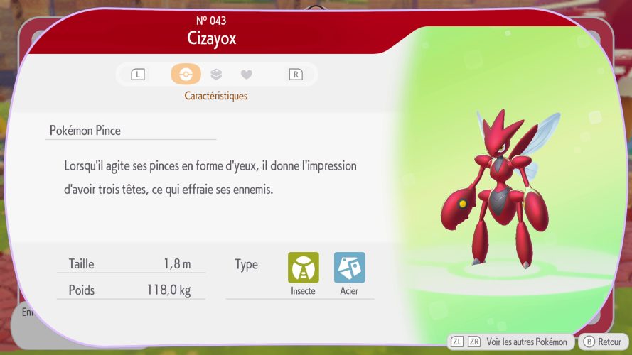 pokémon pokopia cizayox