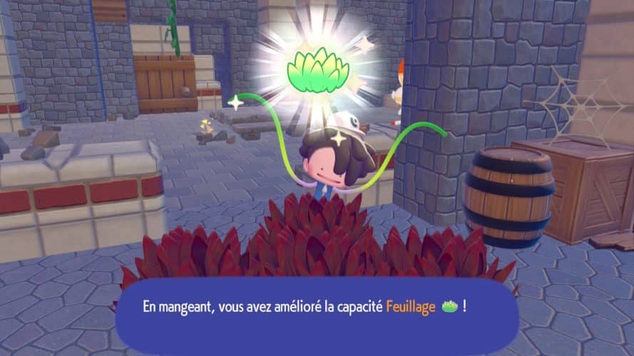 Pokémon pokopia améliorer feuillage