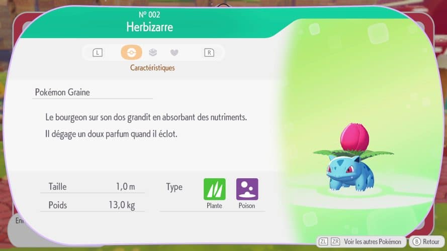 Image d\'illustration pour l\'article : Herbizarre – Pokémon Pokopia