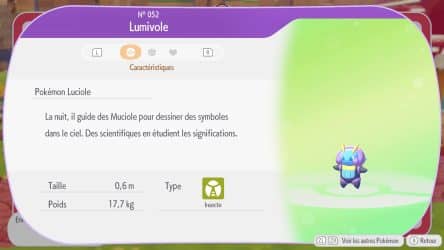 Image d'illustration pour l'article : Lumivole - Pokémon Pokopia