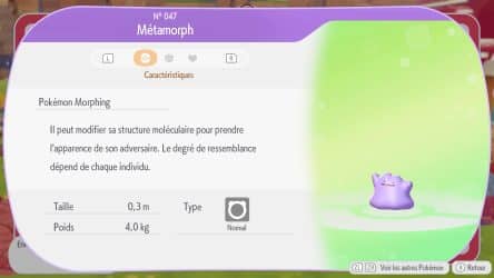 Image d'illustration pour l'article : Métamorph - Pokémon Pokopia