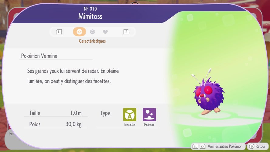 Image d\'illustration pour l\'article : Mimitoss – Pokémon Pokopia