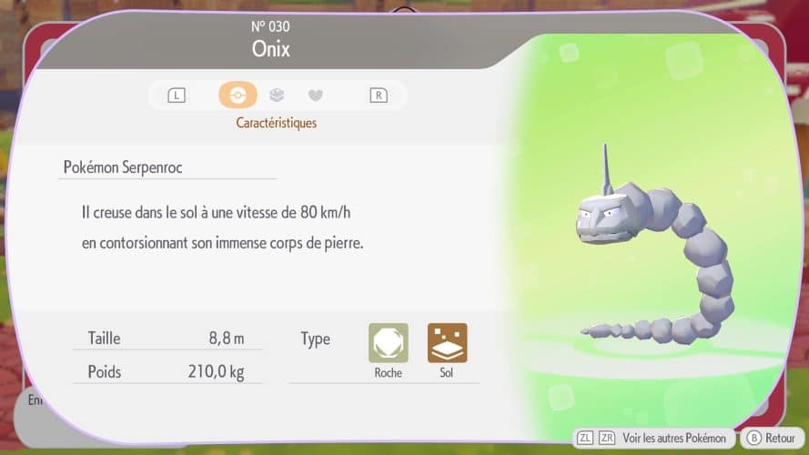 Image d\'illustration pour l\'article : Onix – Pokémon Pokopia