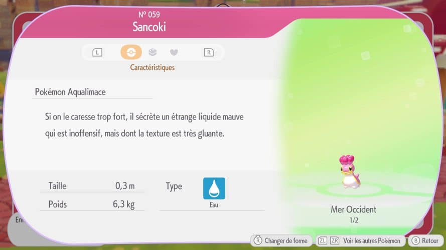 Image d\'illustration pour l\'article : Sancoki – Pokémon Pokopia