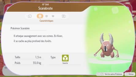 Image d'illustration pour l'article : Scarabrute - Pokémon Pokopia