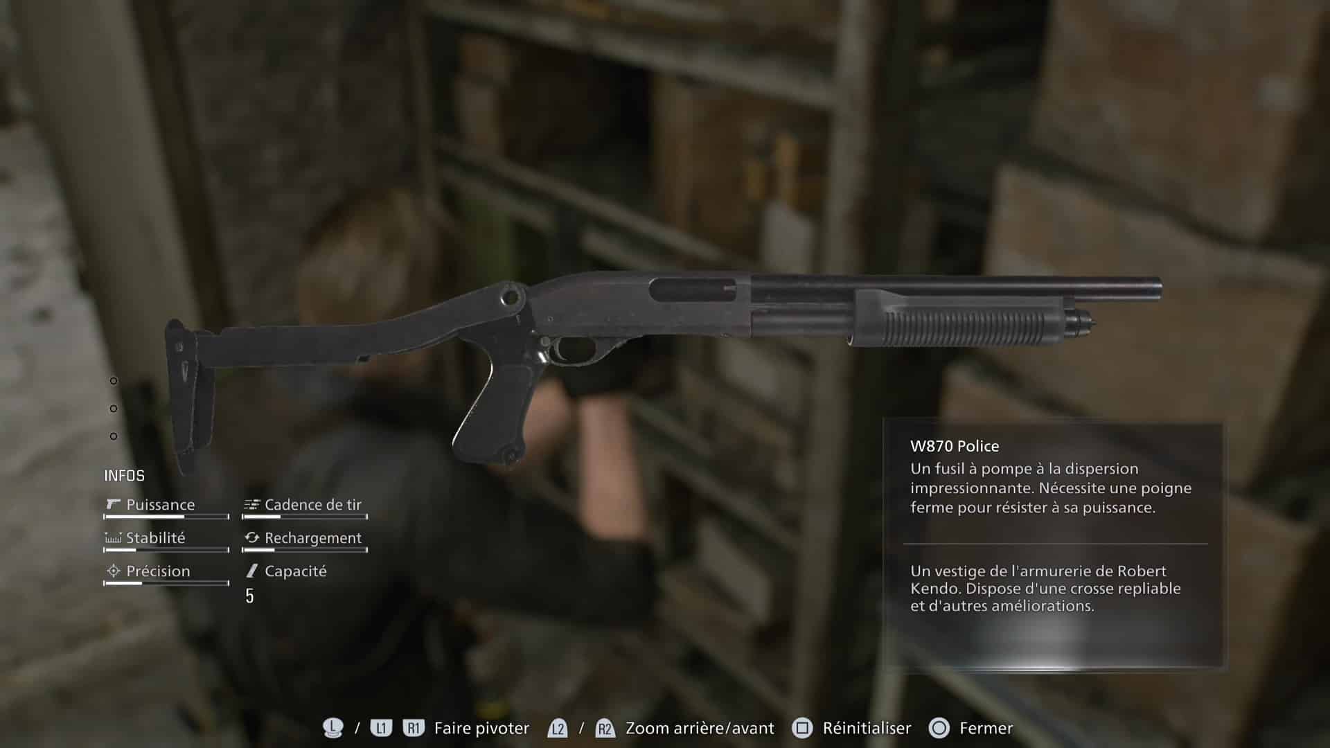 Resident evil requiem arme 870 police 4 43 Resident evil requiem arme 870 police 4 43