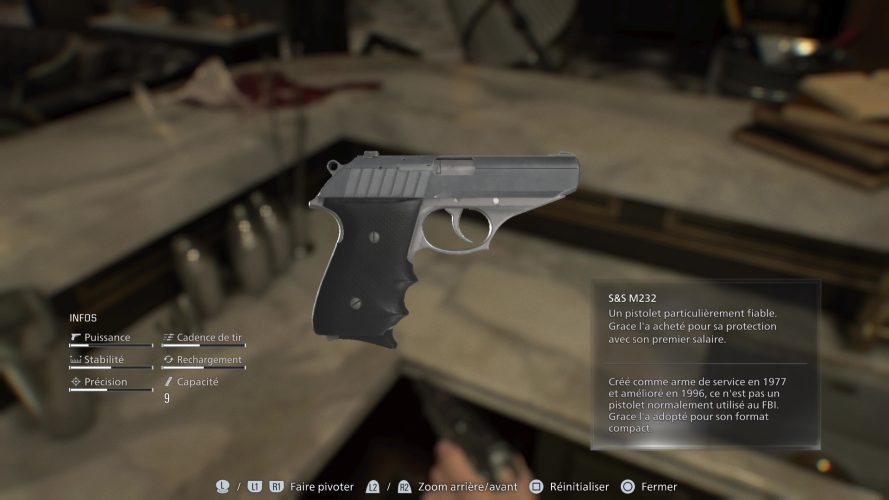 Image d\'illustration pour l\'article : Toutes les armes – Resident Evil Requiem