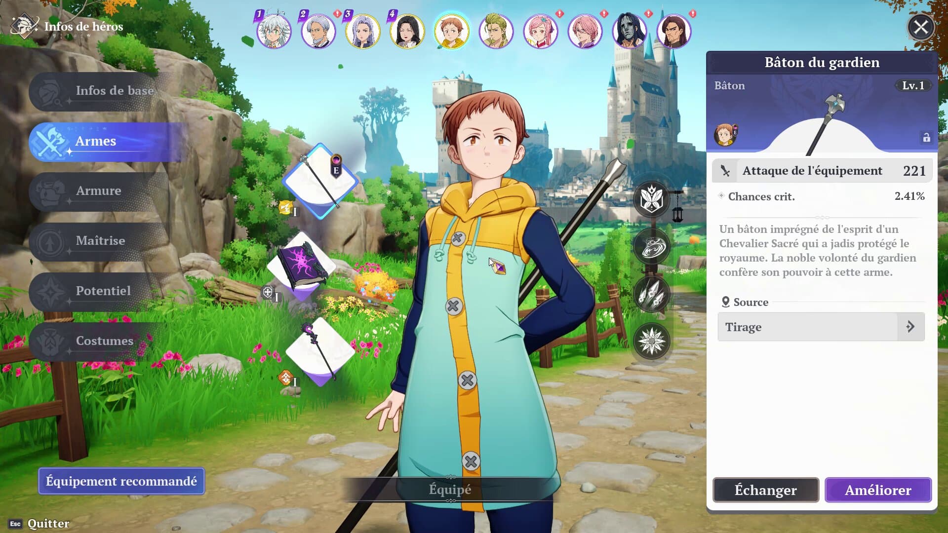 The seven deadly sins origin armes 11