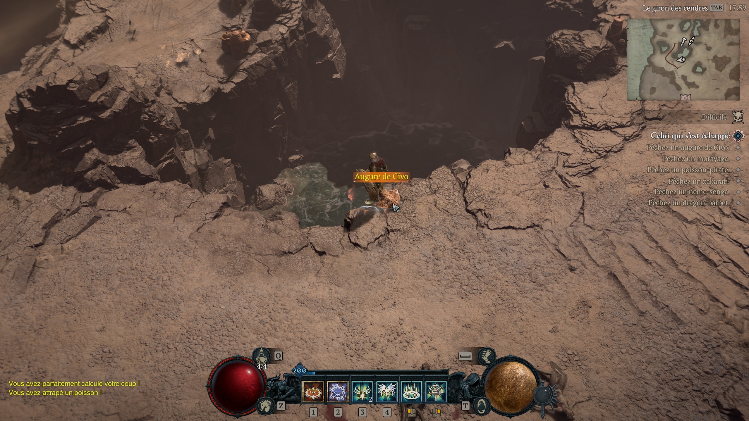Où trouver une augure de civo dans diablo 4