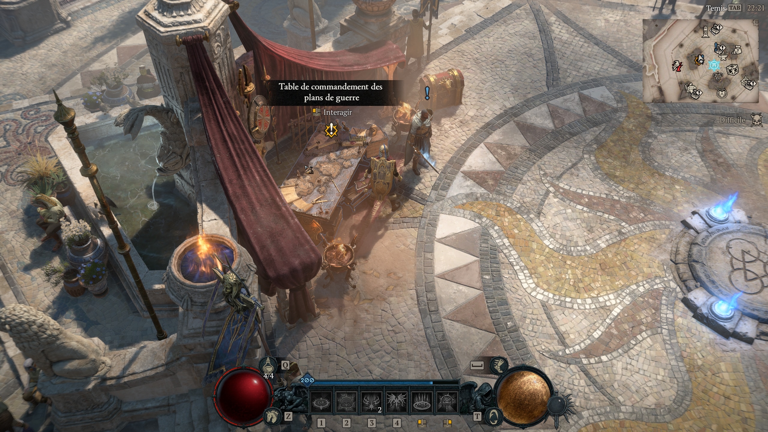Où trouver le plan de guerre dans diablo 4