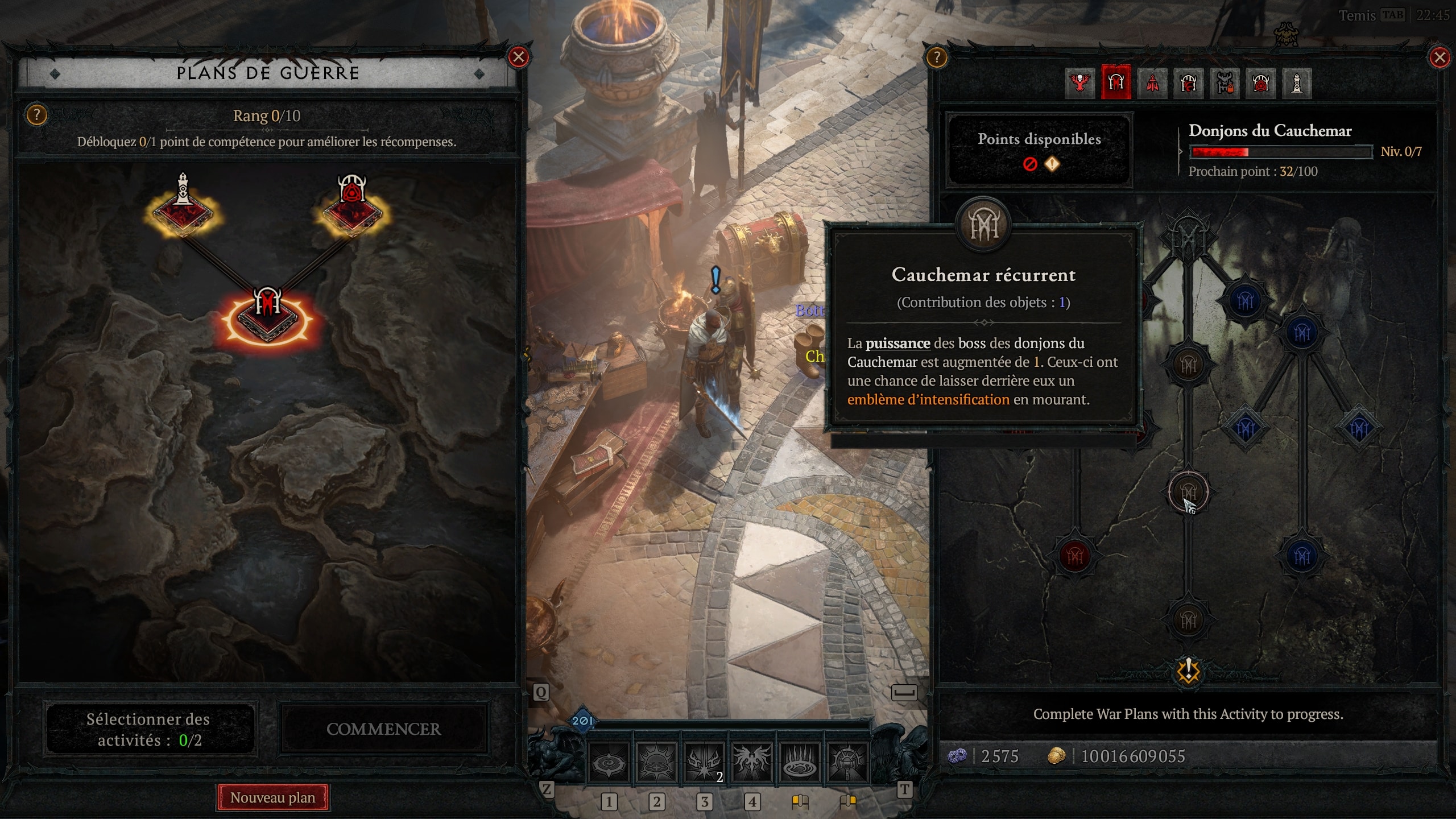 Les améliorations du plan de guerre dans diablo 4