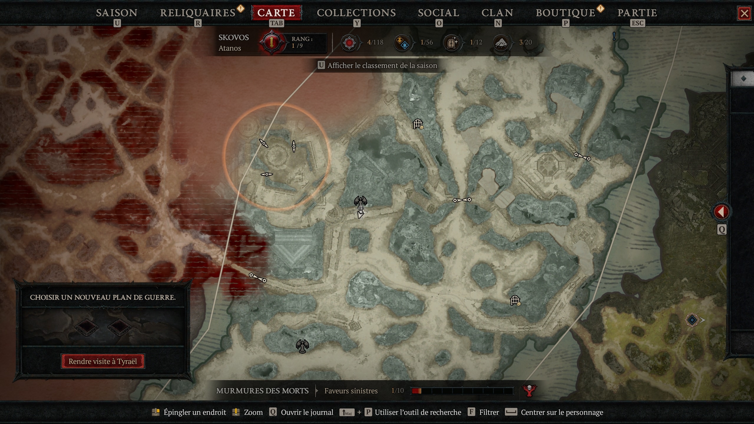 Les chroniques de la création d'atanos du cénotaphe pour les purifiés dans diablo 4