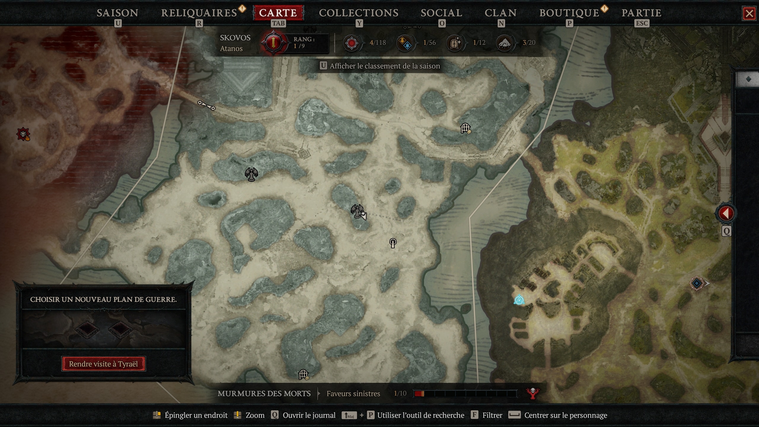 Les chroniques de la création d'atanos des brumes plaintives dans diablo 4