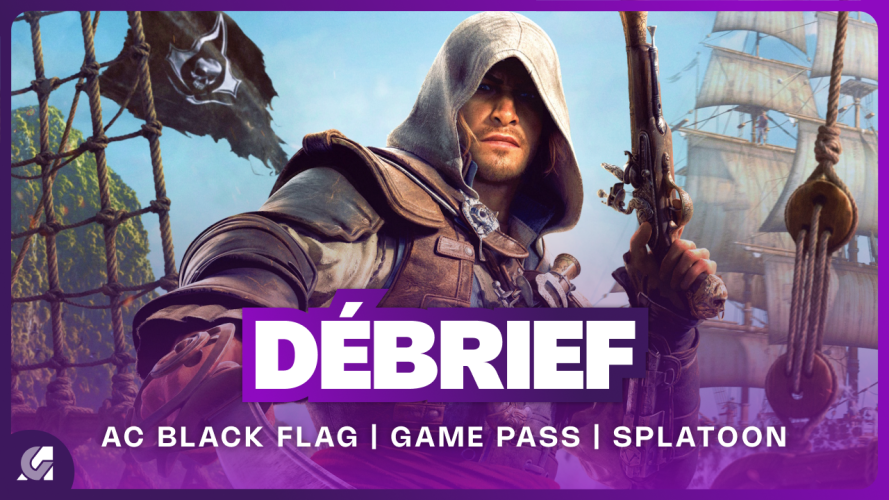 Image d\'illustration pour l\'article : Débrief : Assassin&rsquo;s Creed: Black Flag, Splatoon Raiders, Dragon Ball Xenoverse 3 et Xbox Game Pass