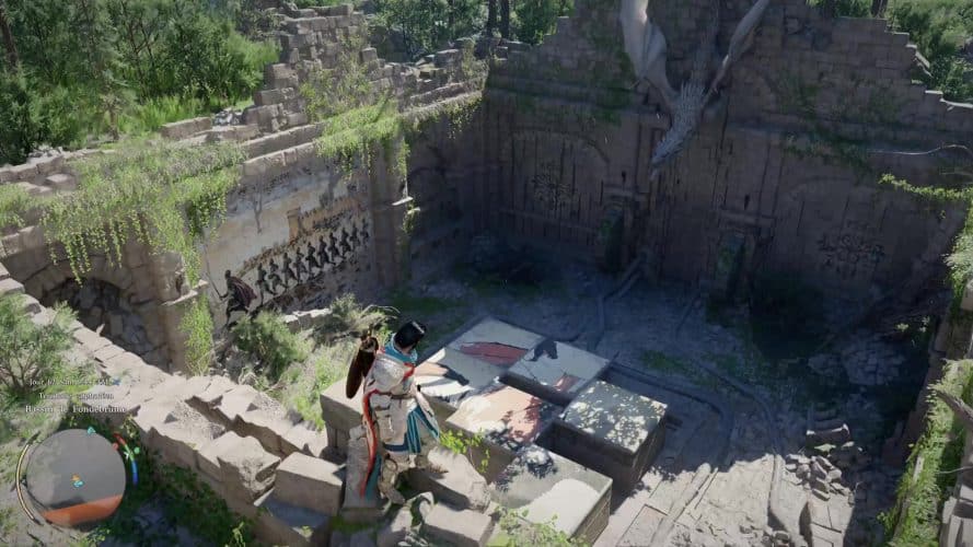 Image d\'illustration pour l\'article : Comment résoudre l&rsquo;énigme des Ruines de tête de dragon du Bassin de Fondebrume – Crimson Desert