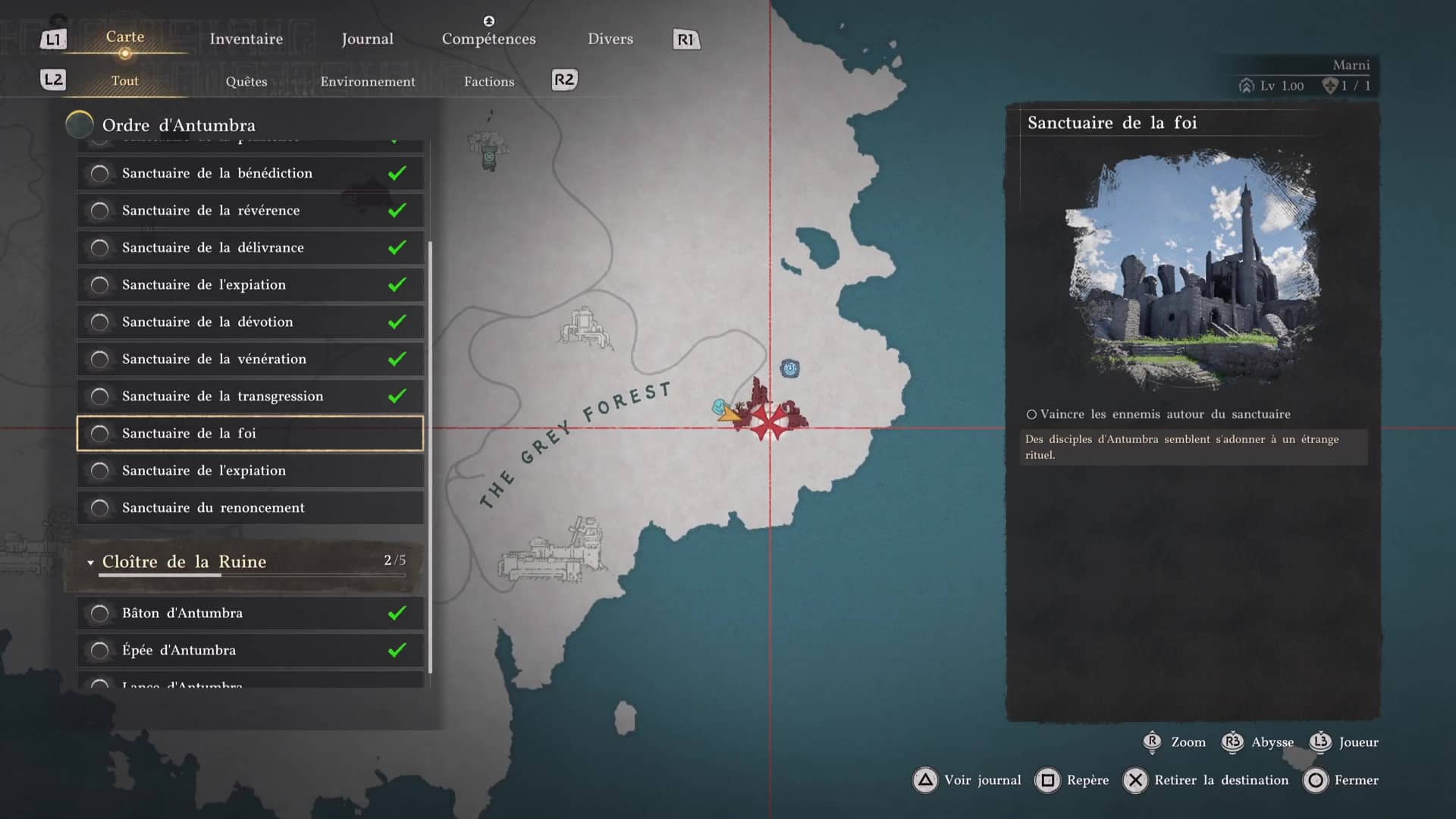 Crimson desert sanctuaire de la foi 1 2 Crimson desert sanctuaire de la foi 1 2